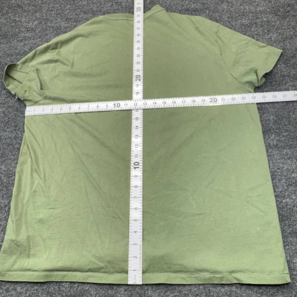 Polo Ralph Lauren Shirt Mens XL Green Script Logo Short Sleeve Pony Preppy